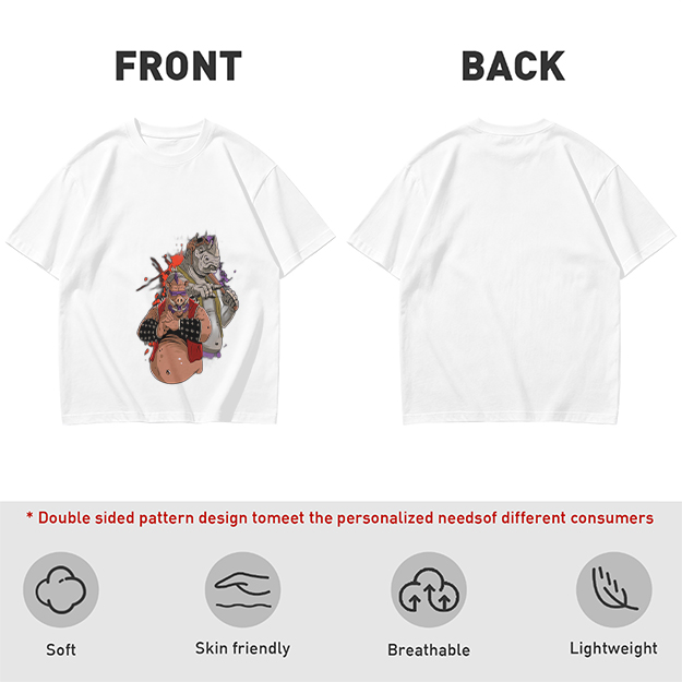 Olive Green T-Shirt with Bebop and Rocksteady Graphic Print