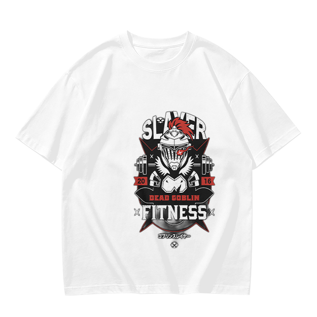 Goblin Slayer Fitness Themed Olive Graphic T-Shirt
