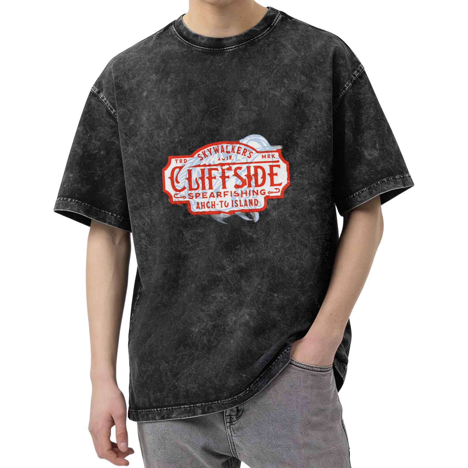 Skywalker's Cliffside Spearfishing Ahch-To Island T-Shirt