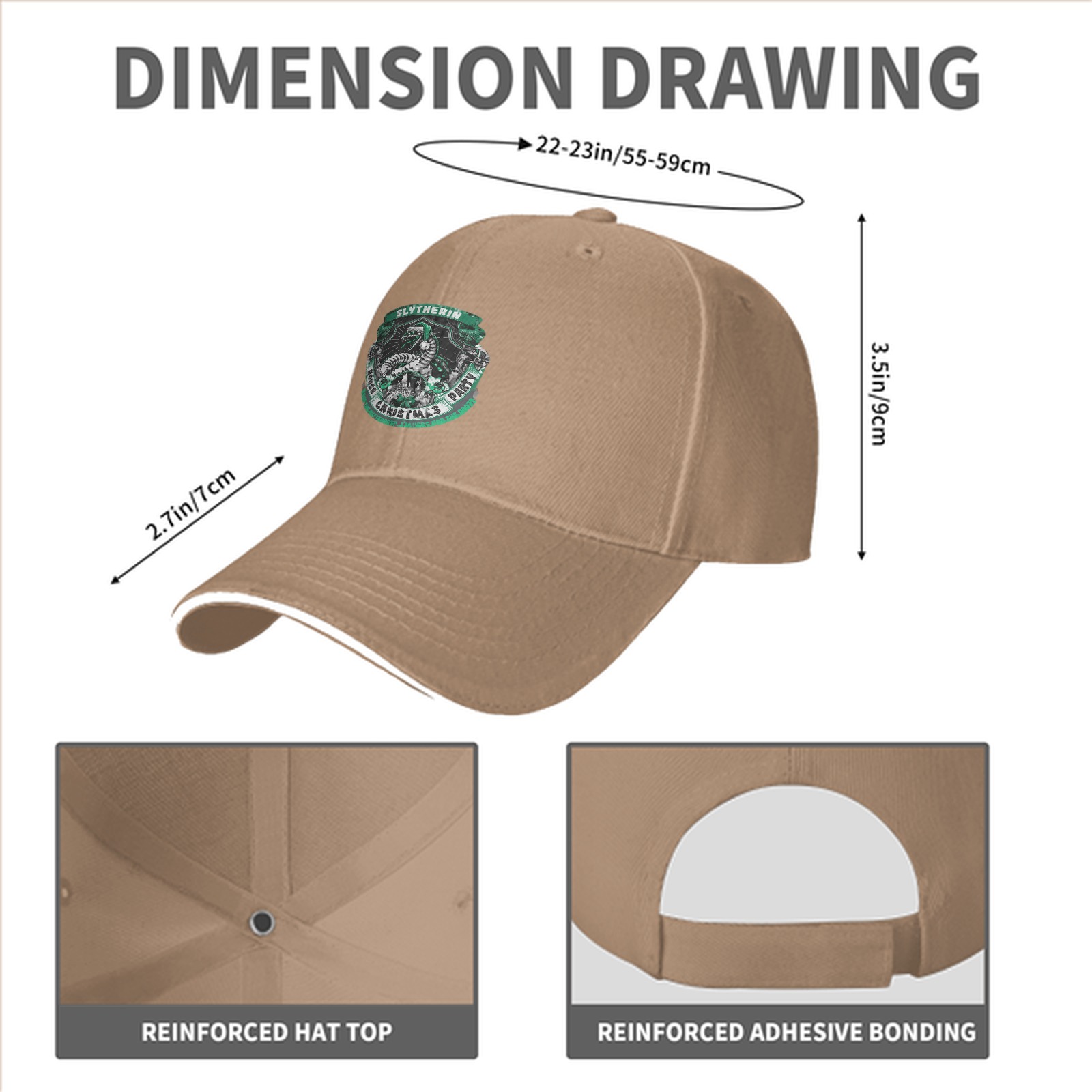 Slytherin House Christmas Party Baseball Cap