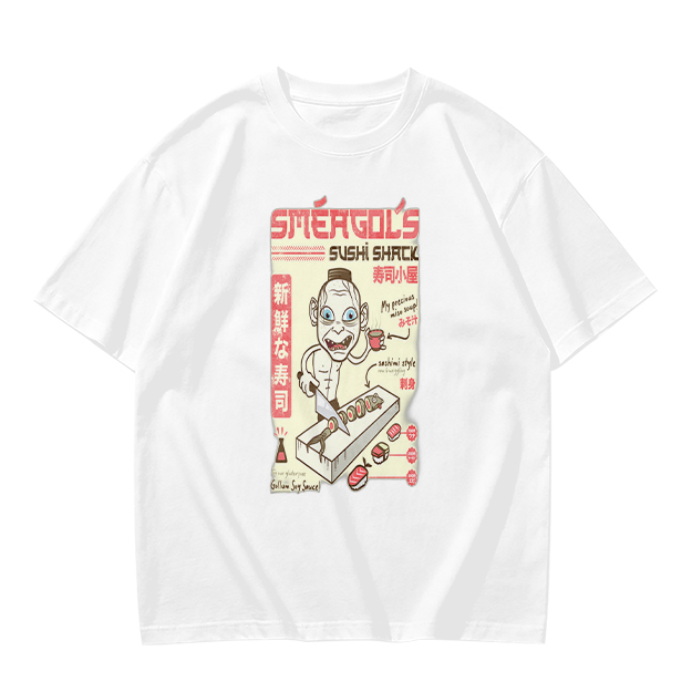 Smeagol's Sushi Shack Themed Graphic T-Shirt