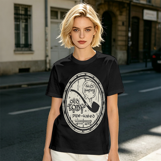 Old Toby Pipe Weed South Farthing Graphic Tee