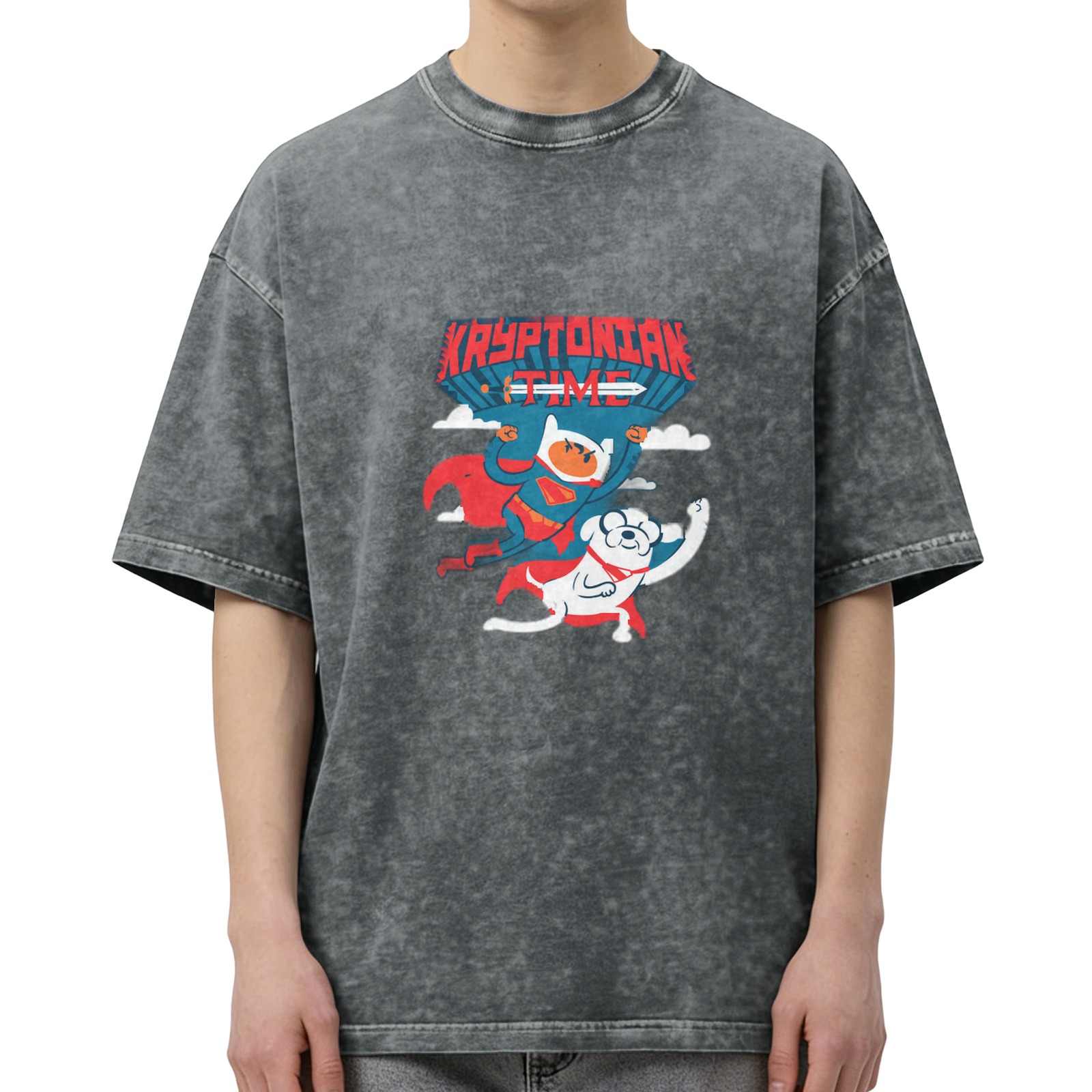 Kryptonian Time Superhero Adventure Graphic T-Shirt
