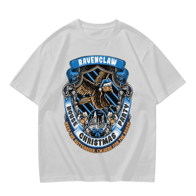 Ravenclaw House Christmas Party T-Shirt with Butterbeer Theme