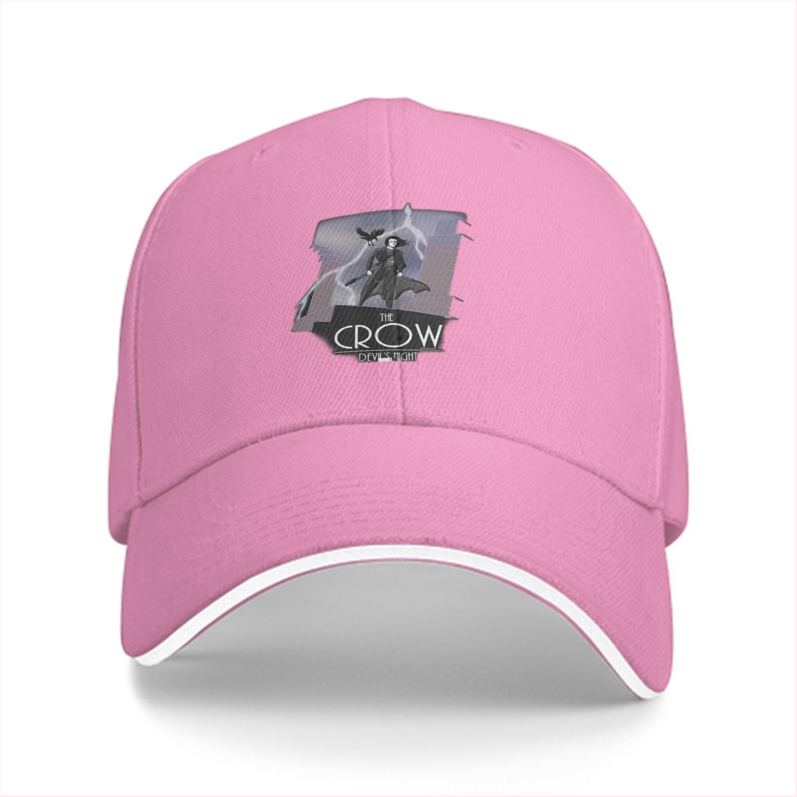 The Crow Devil's Night Graphic Black Baseball Cap