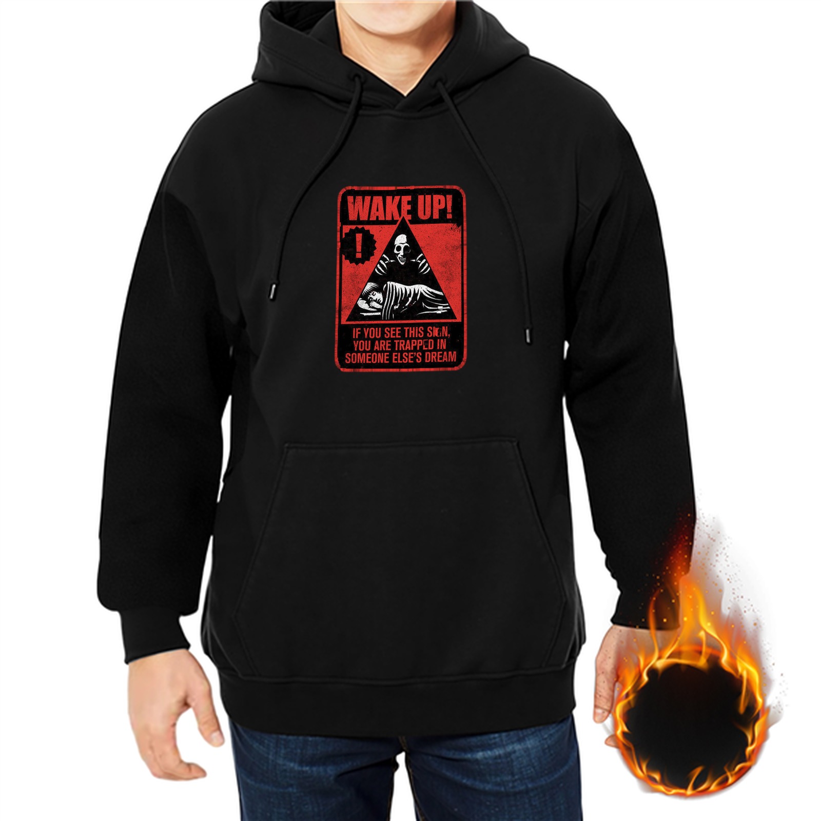 Wake Up Trapped In Someone Else's Dream Graphic Hoodie