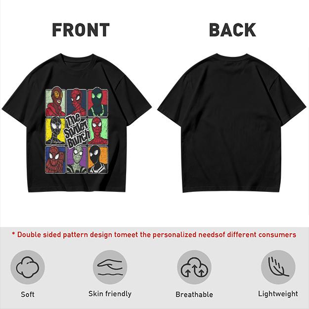 Olive T-Shirt Featuring The Spider Bunch Multiverse Character Art