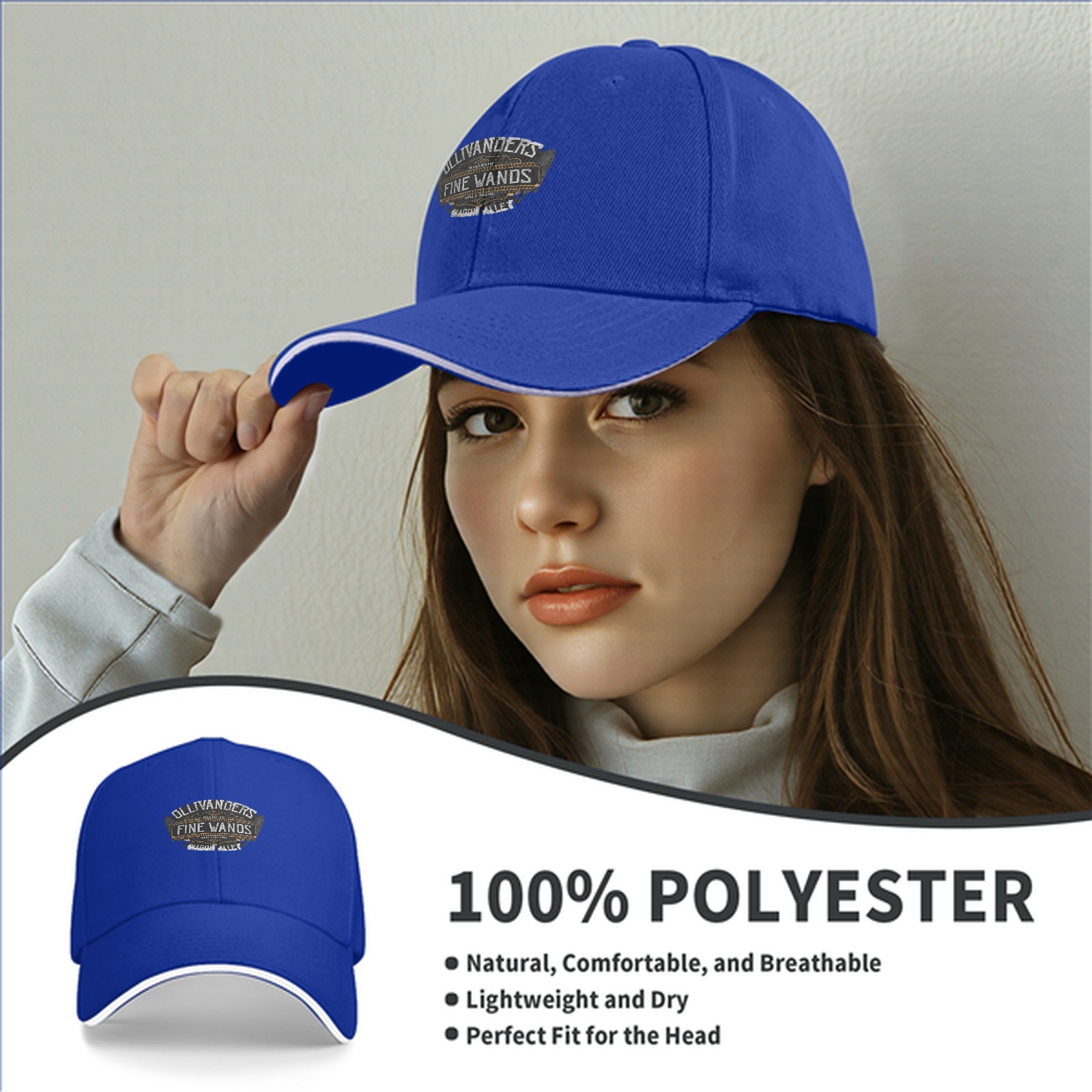 Ollivanders Fine Wands Diagon Alley Baseball Cap