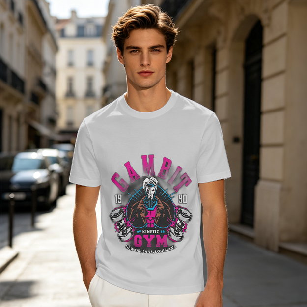 Gambit Kinetic Gym 1990 New Orleans T-Shirt