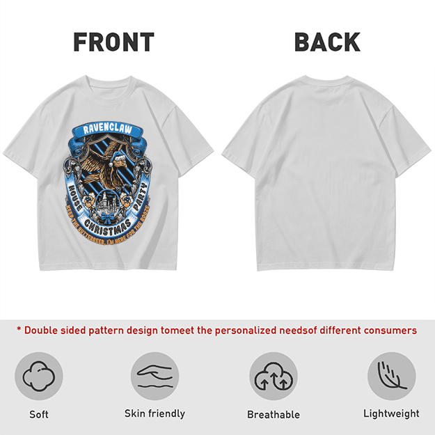 Ravenclaw House Christmas Party T-Shirt with Butterbeer Theme