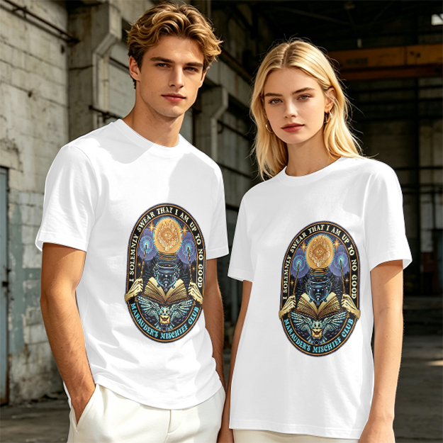 Marauder's Mischief Club Wizard Graphic Olive T-Shirt