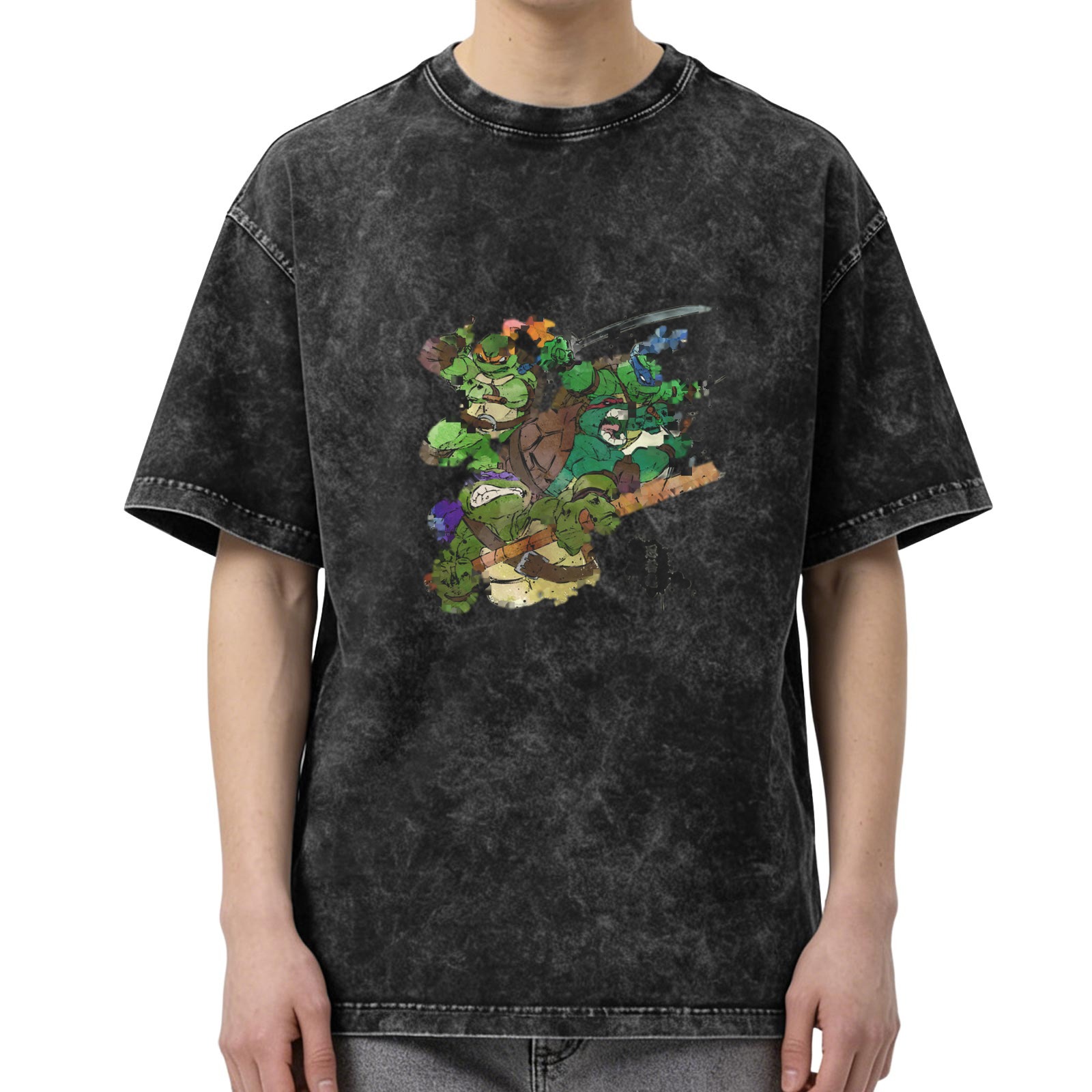 Teenage Mutant Ninja Turtles Graphic Vintage Wash T-Shirt
