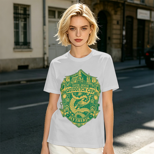 Slytherin Inter-House Quidditch Cup Crest T-Shirt