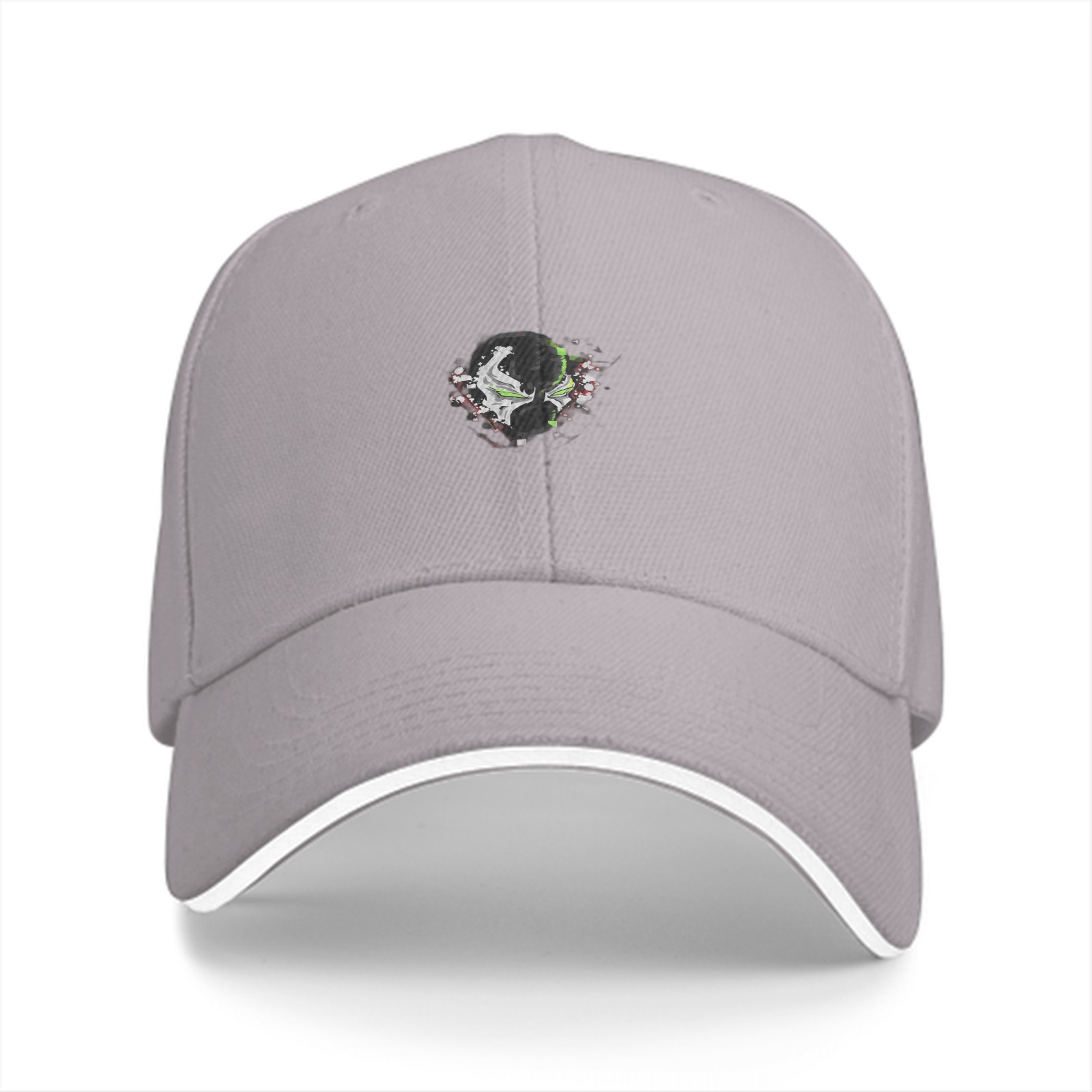 Black Baseball Cap With Abstract Splatter Art Graphic