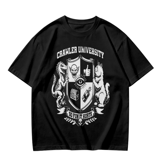 Crawler University Crest Graphic Olive T-Shirt