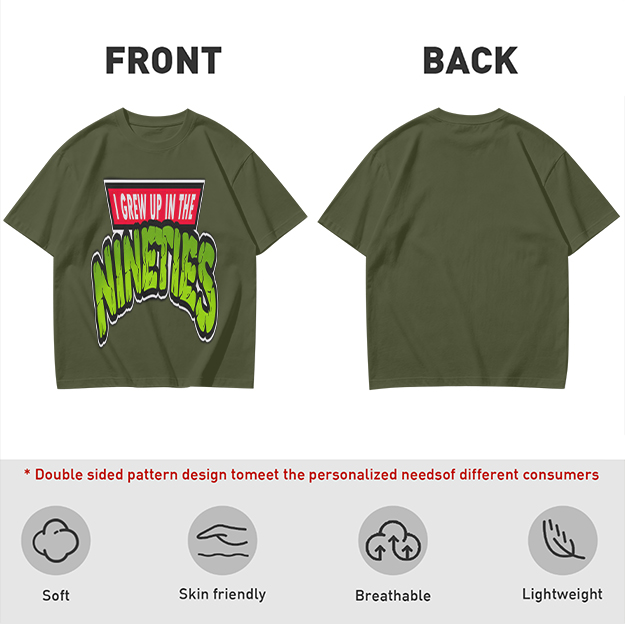 I Grew Up In The Nineties Retro Graphic T-Shirt