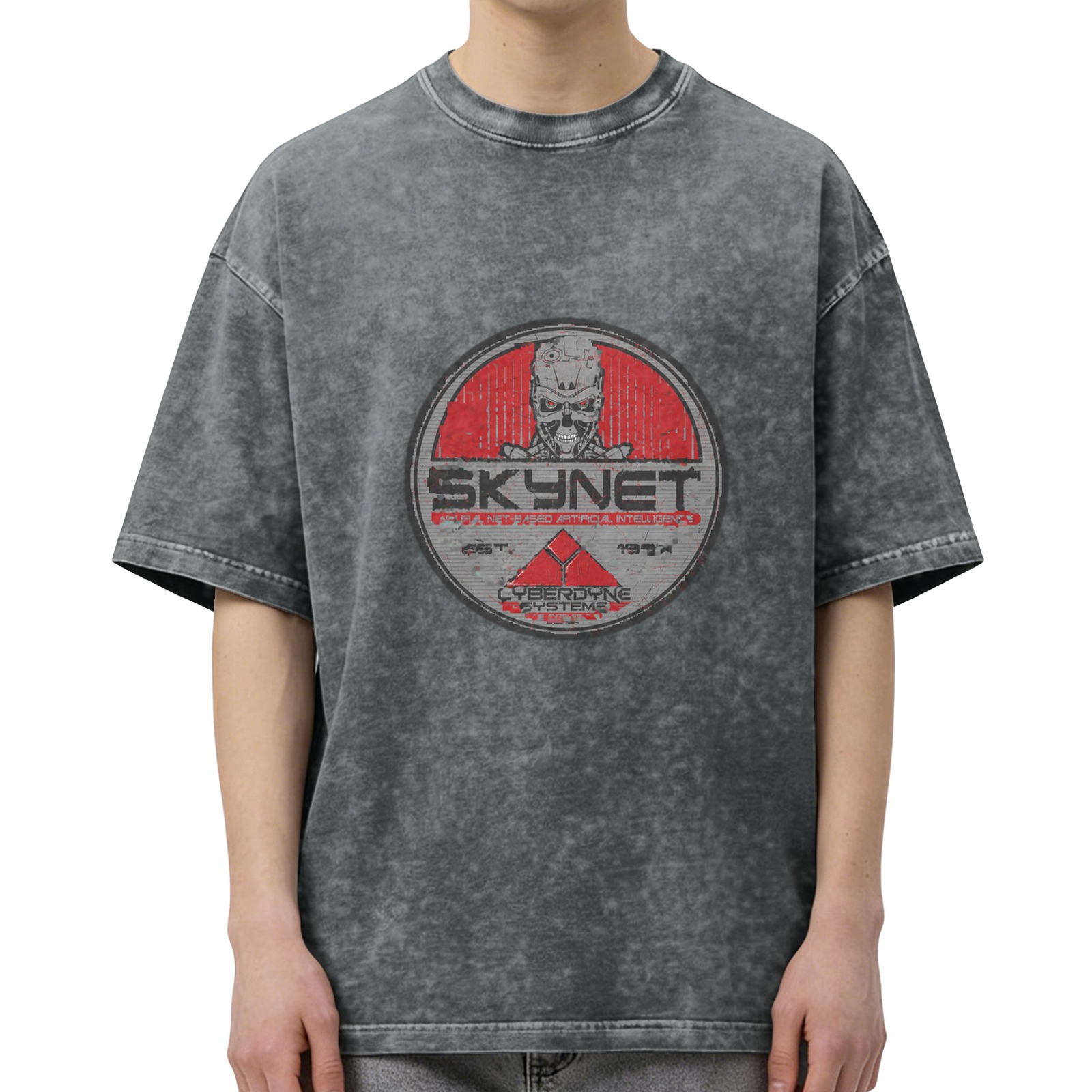 Skynet Cyberdyne Systems Graphic Stonewashed T-Shirt