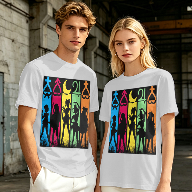 Sailor Moon Inner Senshi Silhouette Graphic T-Shirt