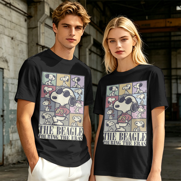 Snoopy The Beagle Touring The Eras Graphic T-Shirt