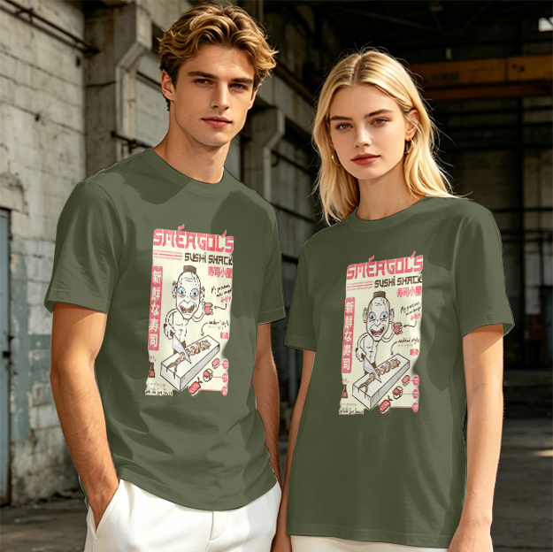 Smeagol's Sushi Shack Themed Graphic T-Shirt