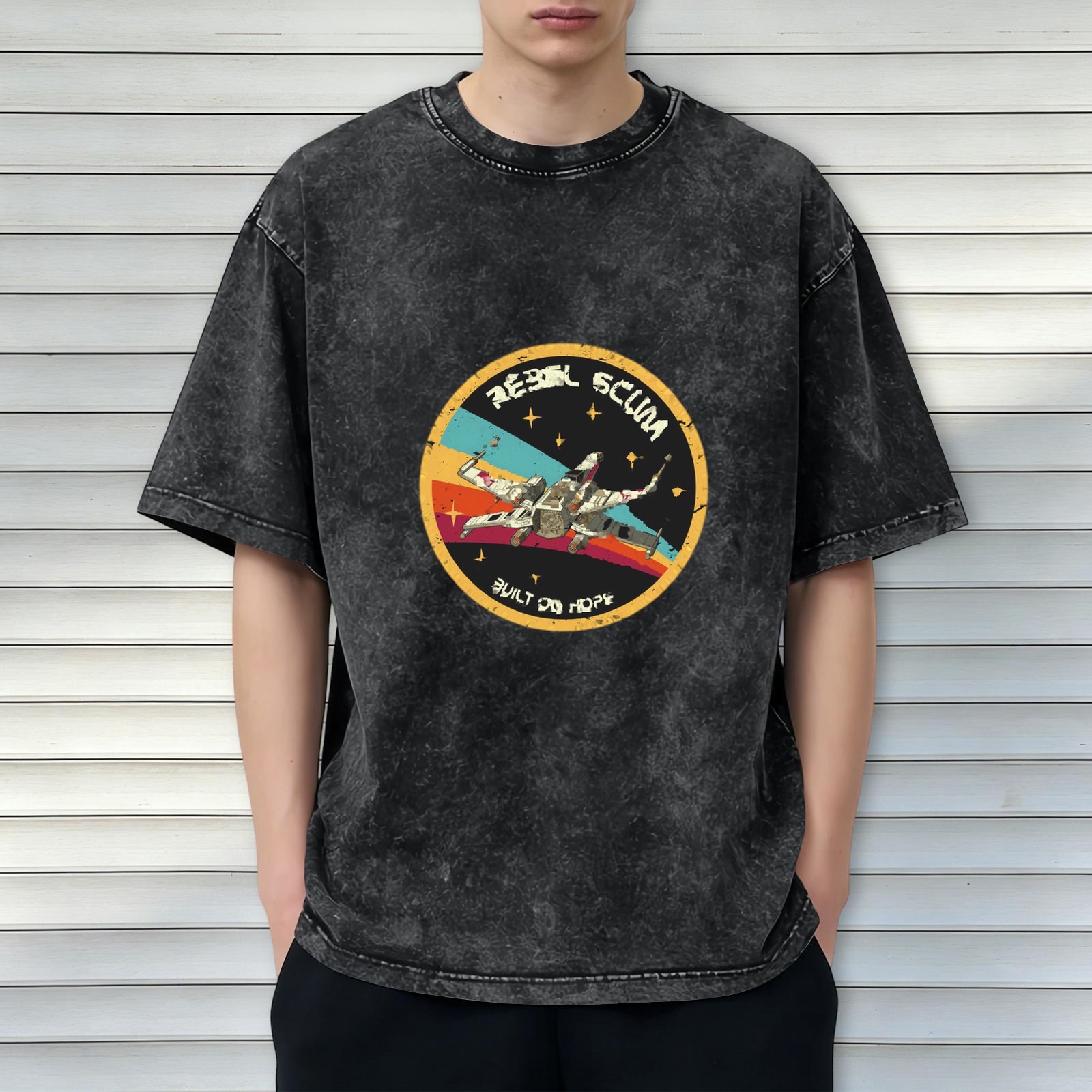 Vintage Star Wars Rebel Scum X-Wing Graphic T-Shirt