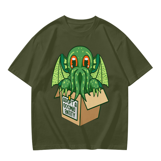 Adopt A Cosmic Entity Cute Cthulhu Graphic T-Shirt