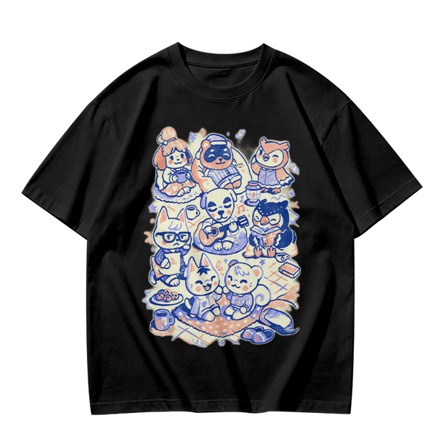 Animal Crossing Character Group Graphic Tee