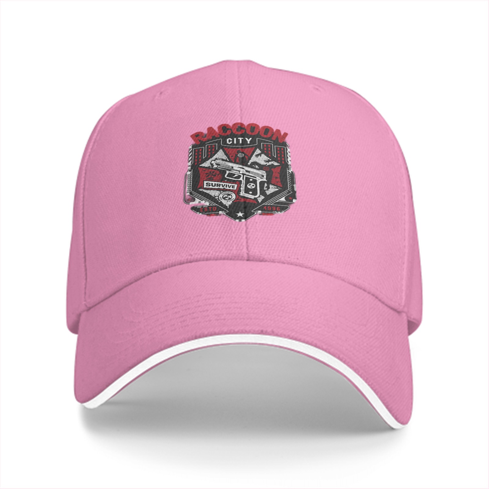 Raccoon City Survive 1996 Themed Black Baseball Cap