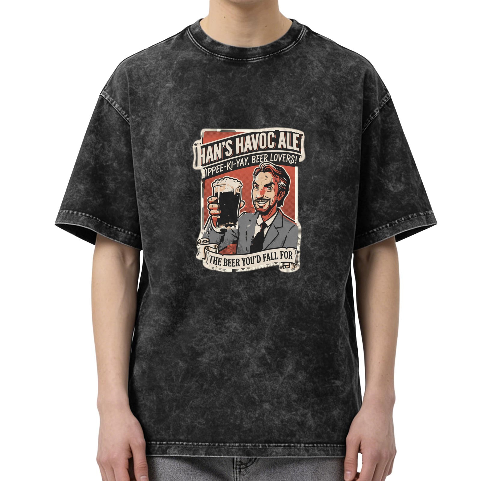 Han's Havoc Ale Beer Lover's Vintage Graphic T-Shirt