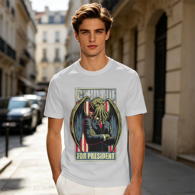 Cthulhu For President Graphic Tee