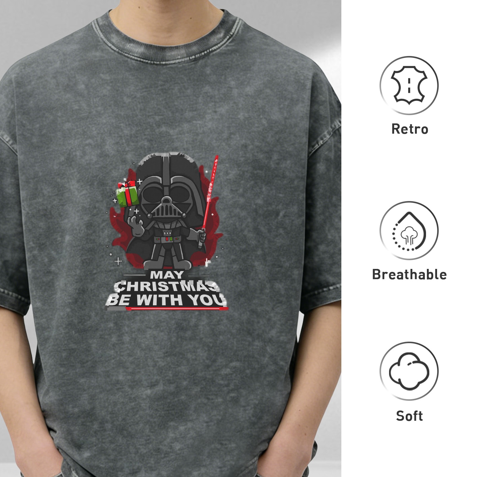 Star Wars Darth Vader Christmas May The Force Be With You T-Shirt