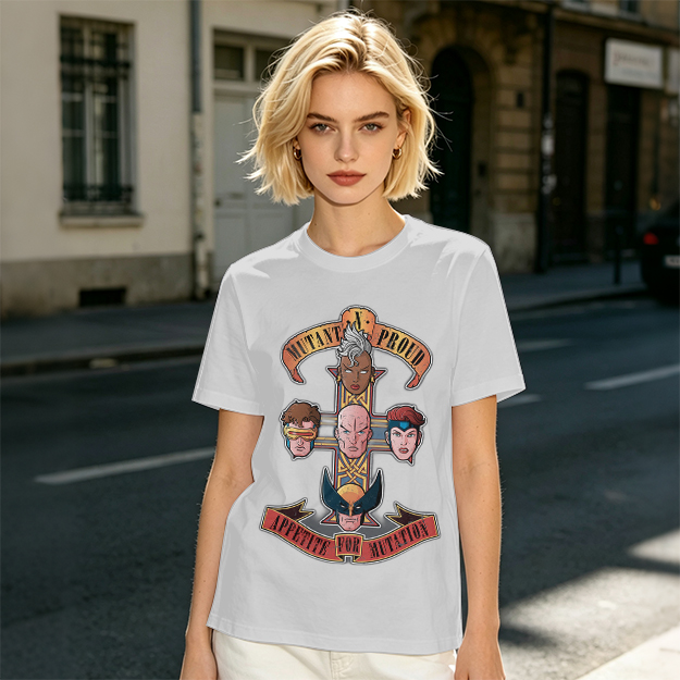 Mutant Proud Appetite For Mutation X-Men Graphic T-Shirt