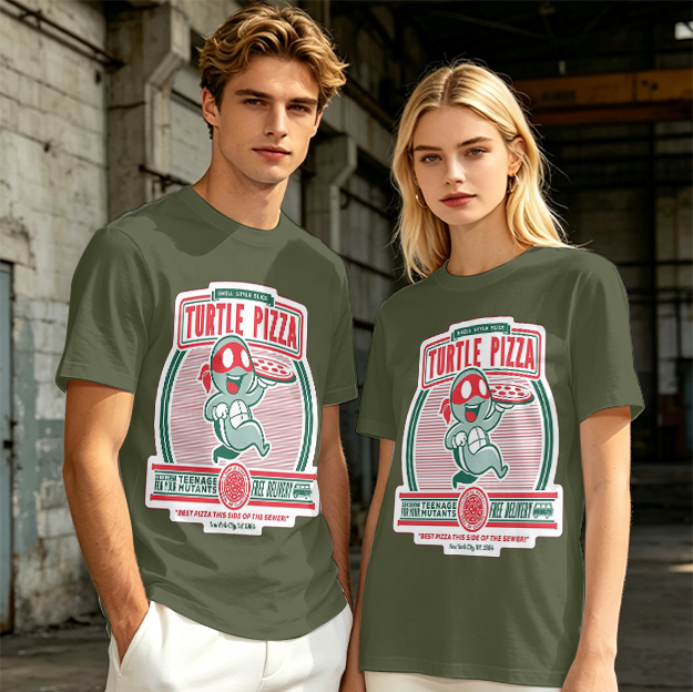 Turtle Pizza Teenage Mutant Ninja Turtles Graphic T-Shirt