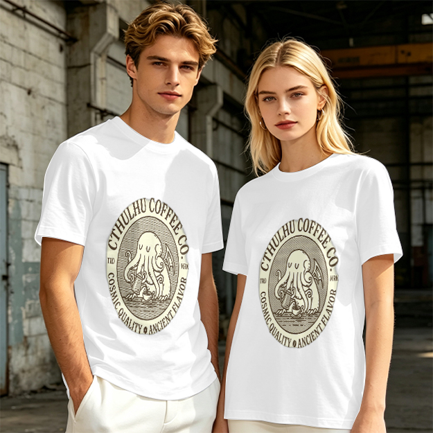 Cthulhu Coffee Co. Cosmic Flavor Graphic T-Shirt