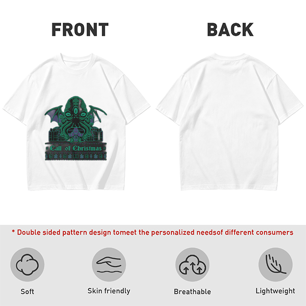 Call of Christmas Cthulhu Graphic T-Shirt