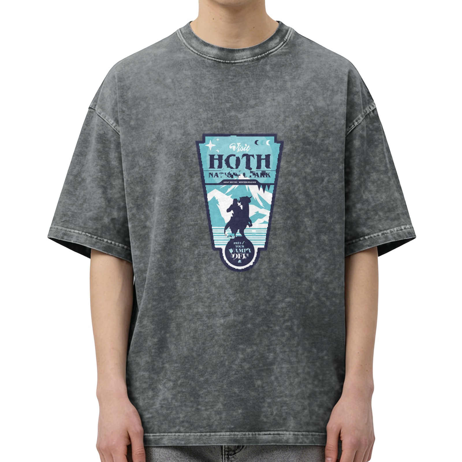 Visit Hoth National Park Snowy Graphic T-Shirt