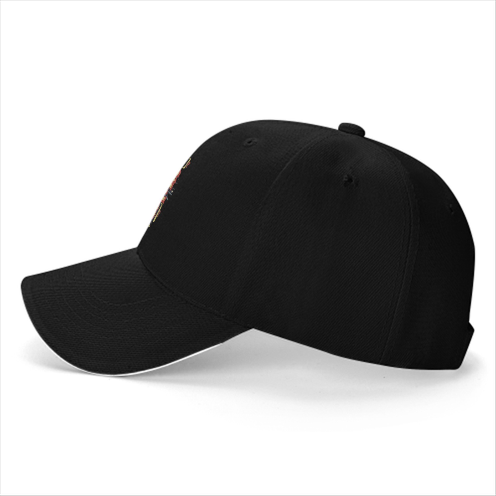 Wizard Never Late Club Graphic Black Baseball Cap