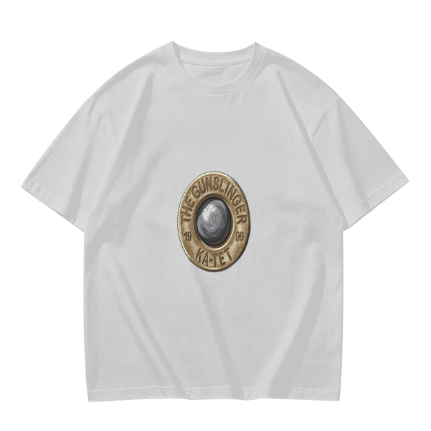 Olive T-Shirt With The Gunslinger Ka-Tet Emblem Print