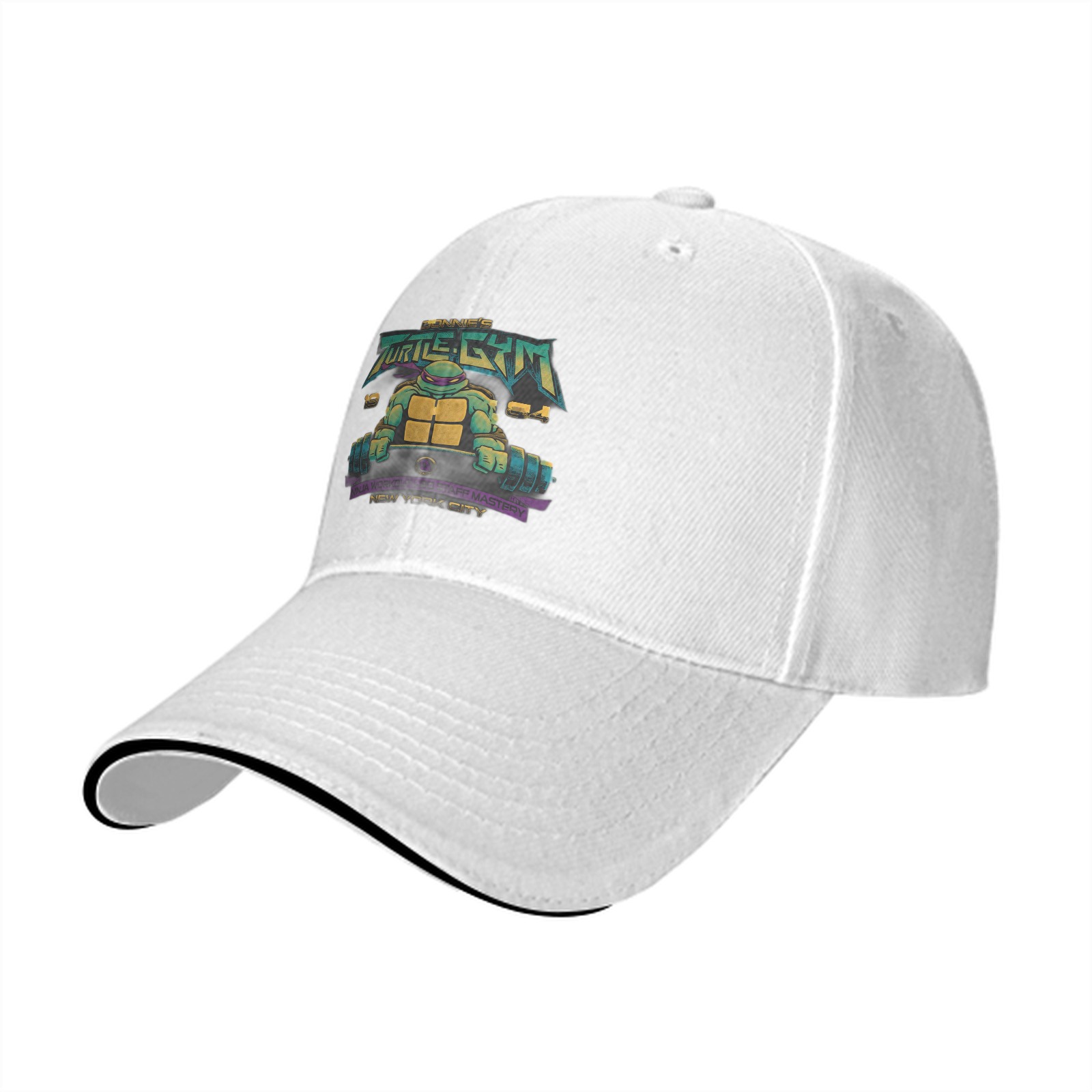 Turtle Gym New York City Graphic Baseball Cap