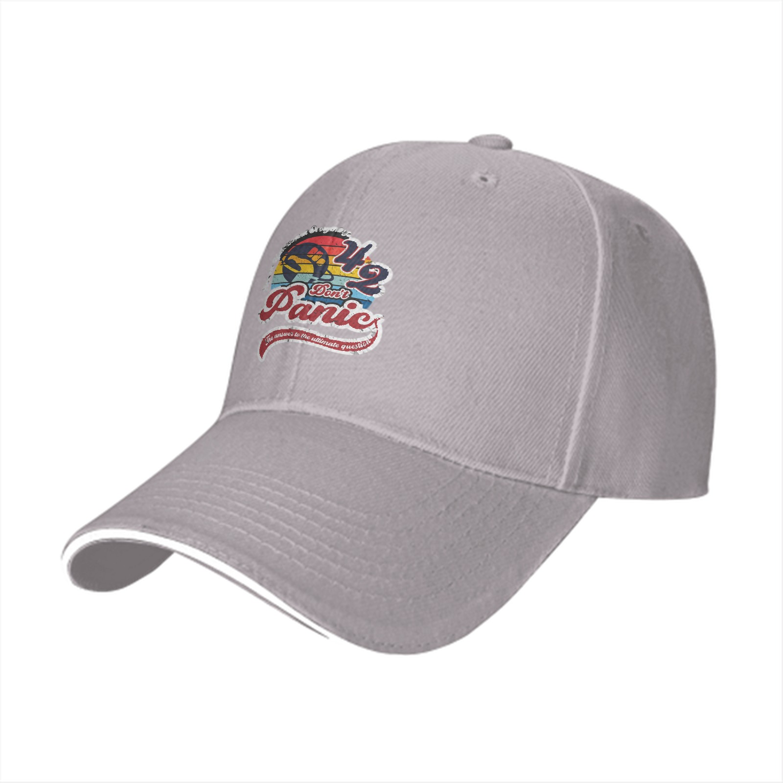 Don't Panic 42 Hitchhiker's Guide Themed Baseball Cap