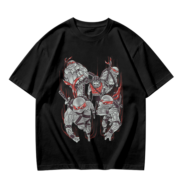 Olive Green Teenage Mutant Ninja Turtles Graphic T-Shirt