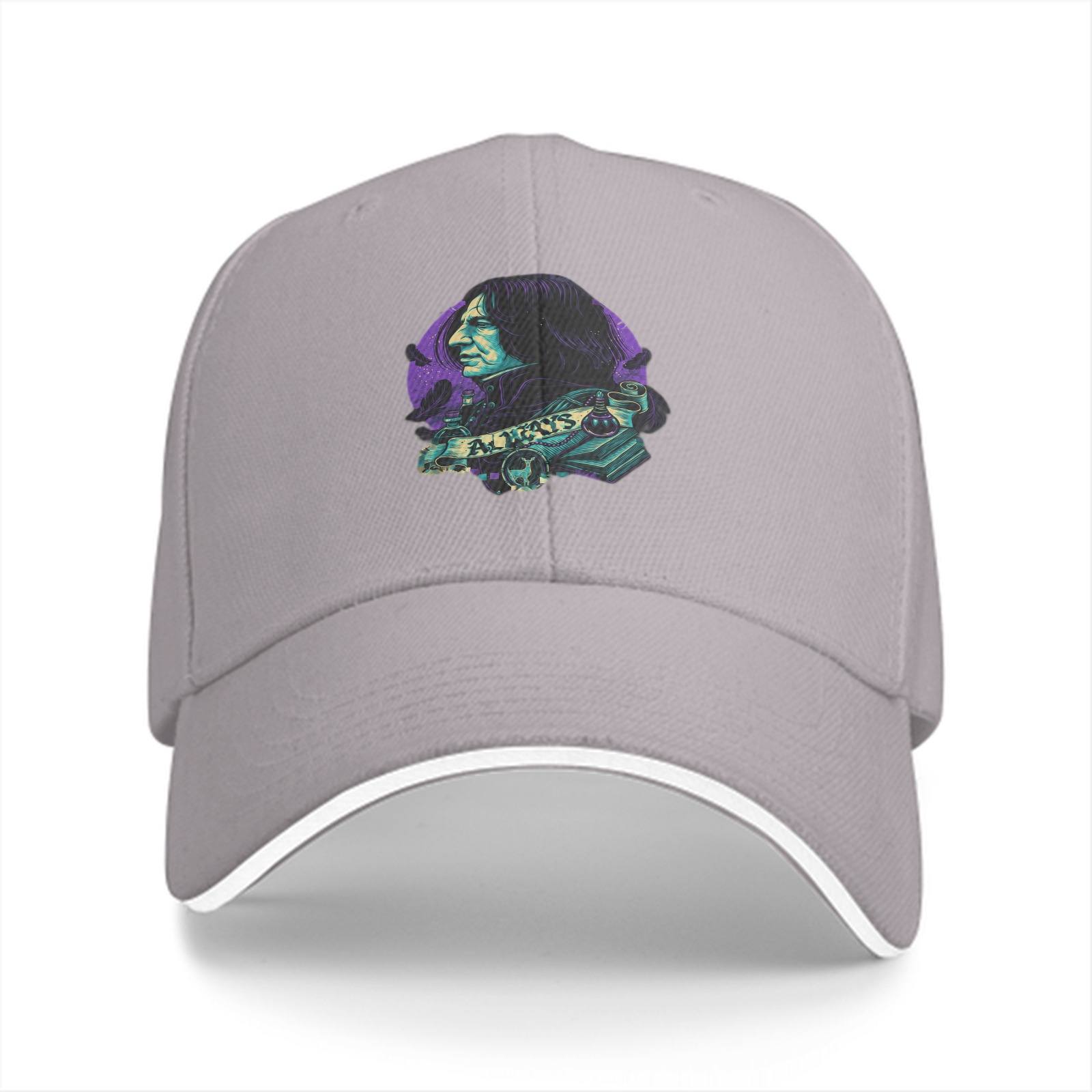Black baseball cap with Severus Snape 'Always' graphic design