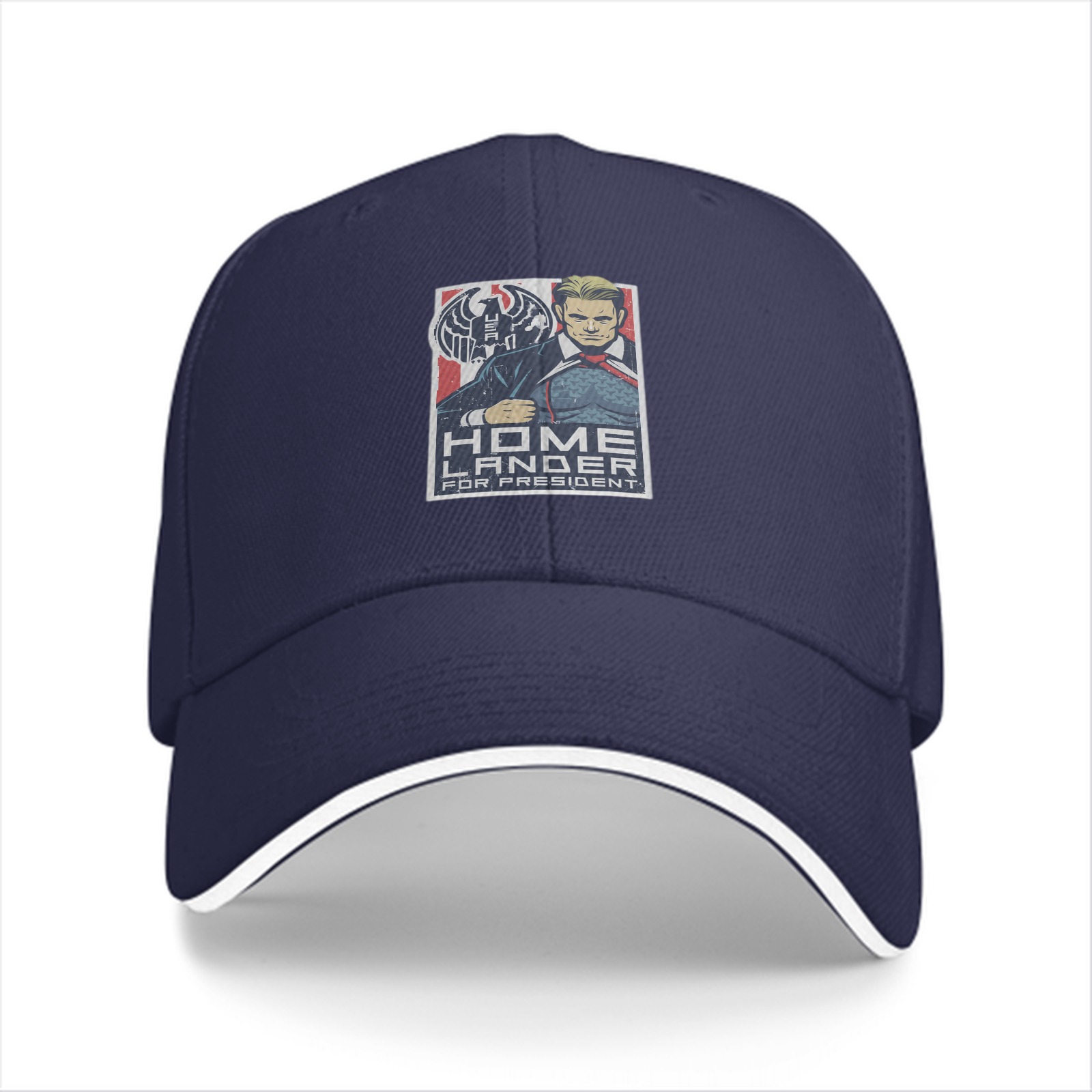 Homelander For President Graphic Black Baseball Cap