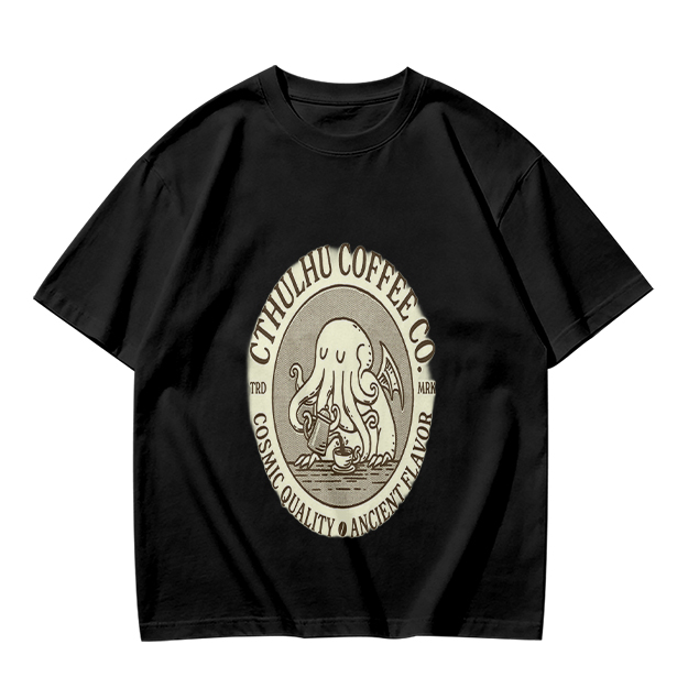 Cthulhu Coffee Co. Cosmic Flavor Graphic T-Shirt