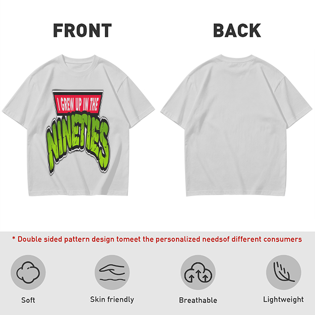 I Grew Up In The Nineties Retro Graphic T-Shirt