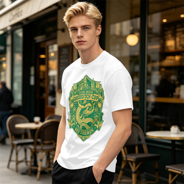 Slytherin Inter-House Quidditch Cup Crest T-Shirt