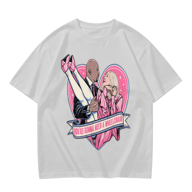 Olive Graphic T-Shirt With Funny Heart Print And Text