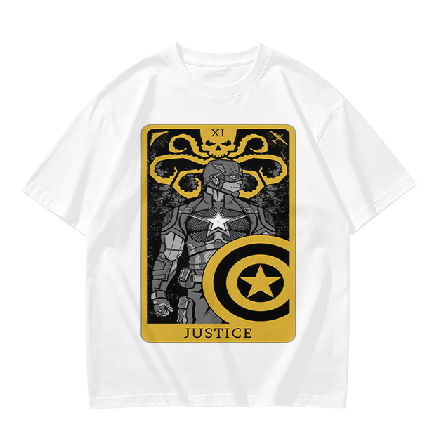 Hydra Captain America Justice Tarot Graphic T-Shirt