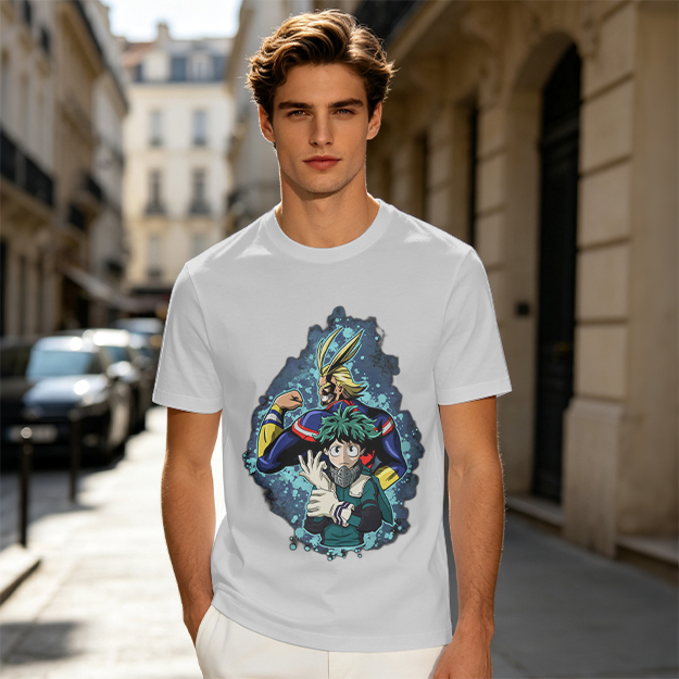 My Hero Academia All Might and Deku Graphic T-Shirt