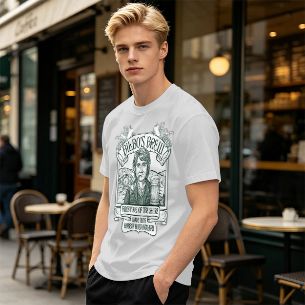 Bilbo's Brew Finest Ale of the Shire Themed T-Shirt